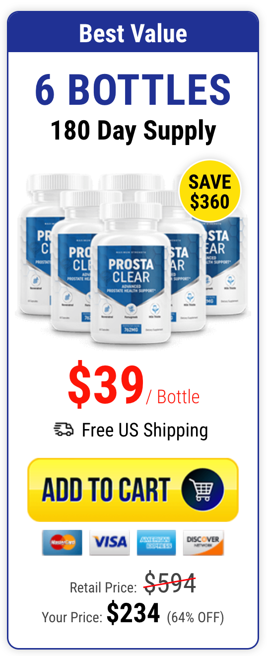 ProstaClear - 6 Bottles